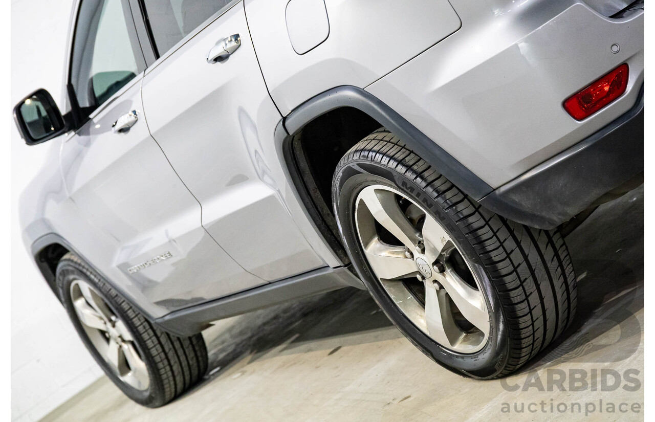 7/2013 Jeep Grand Cherokee Limited (4x4) WK MY14 4d Wagon Billet Silver Metallic V6 3.6L