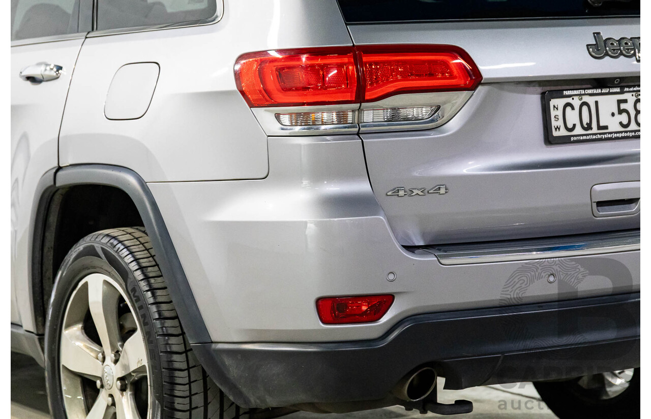 7/2013 Jeep Grand Cherokee Limited (4x4) WK MY14 4d Wagon Billet Silver Metallic V6 3.6L