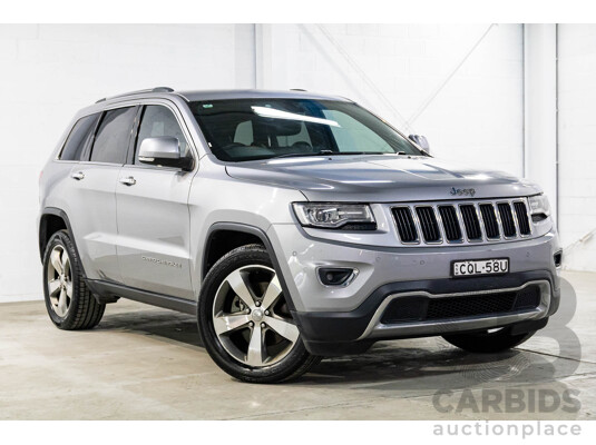7/2013 Jeep Grand Cherokee Limited (4x4) WK MY14 4d Wagon Billet Silver Metallic V6 3.6L