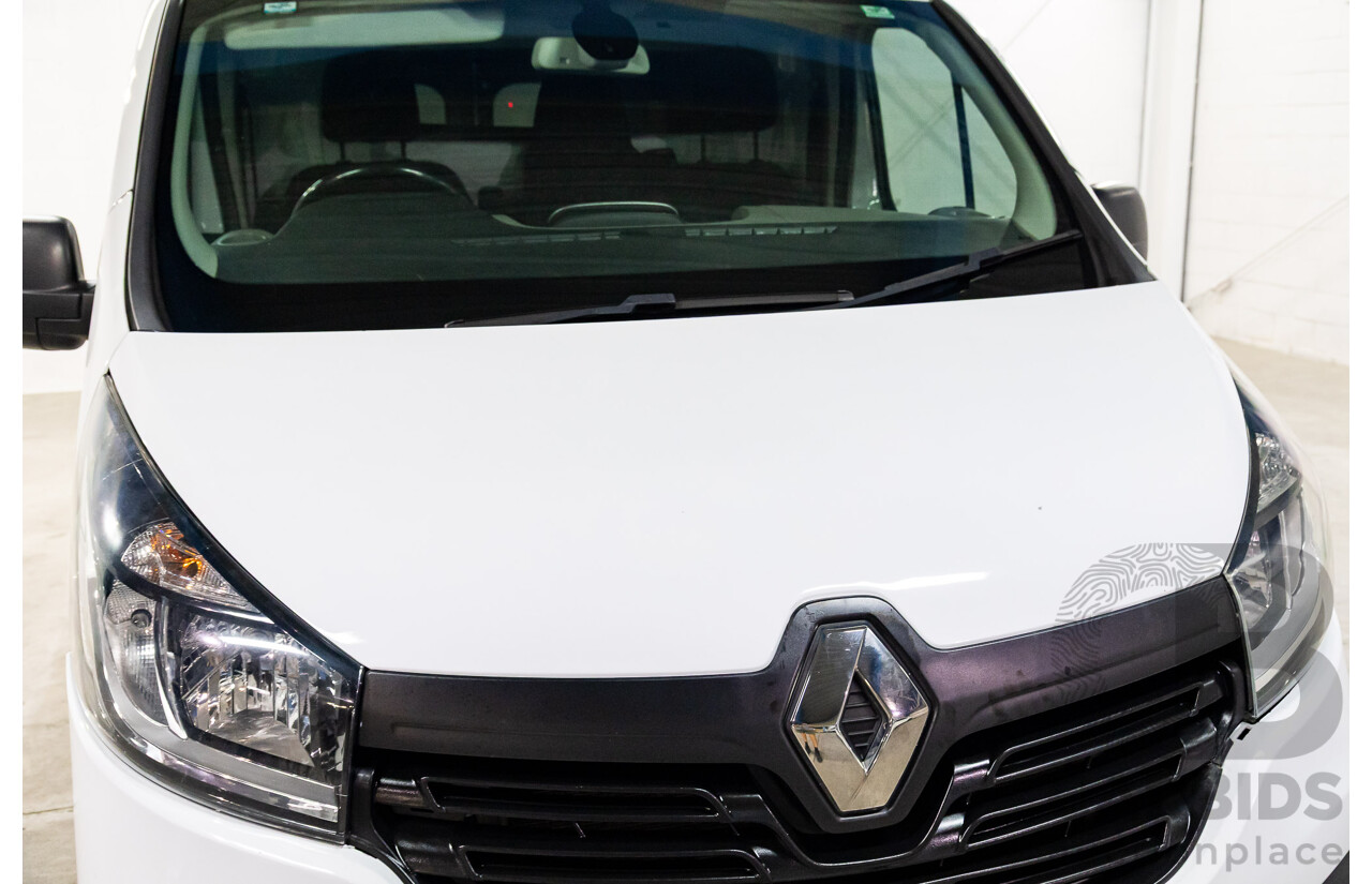 07/2019 Renault Trafic LWB (85kW FWD) X82 4D Van Glacier White Turbo Diesel 1.6L
