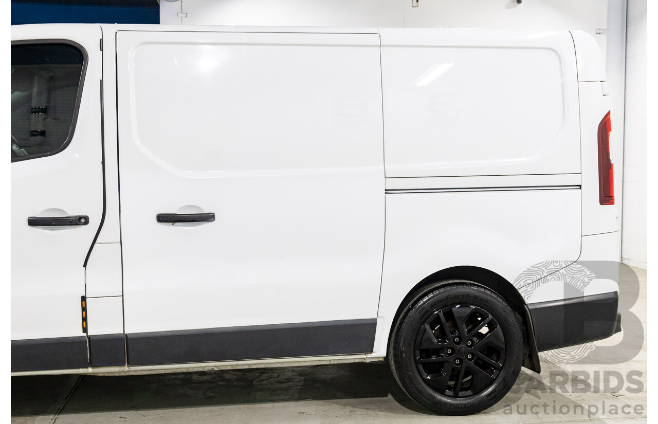07/2019 Renault Trafic LWB (85kW FWD) X82 4D Van Glacier White Turbo Diesel 1.6L
