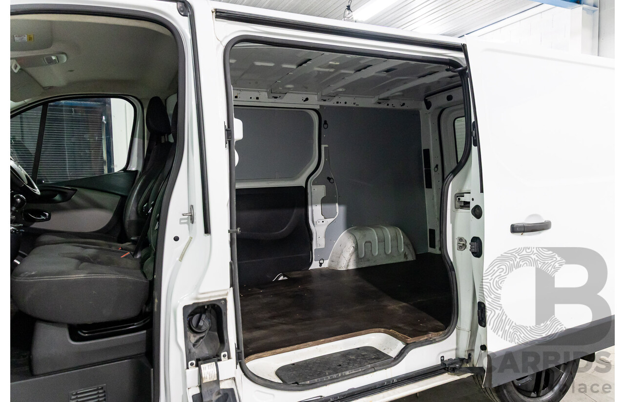 07/2019 Renault Trafic LWB (85kW FWD) X82 4D Van Glacier White Turbo Diesel 1.6L