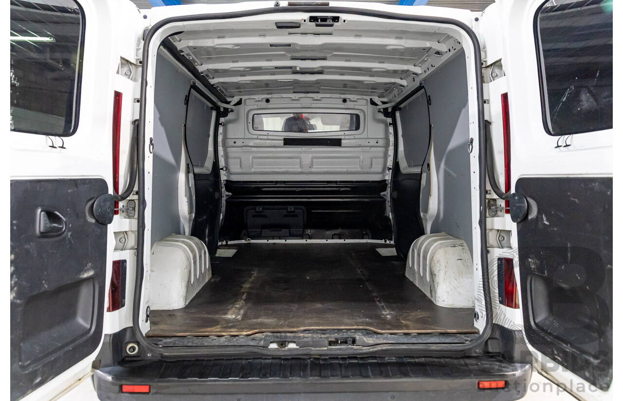 07/2019 Renault Trafic LWB (85kW FWD) X82 4D Van Glacier White Turbo Diesel 1.6L