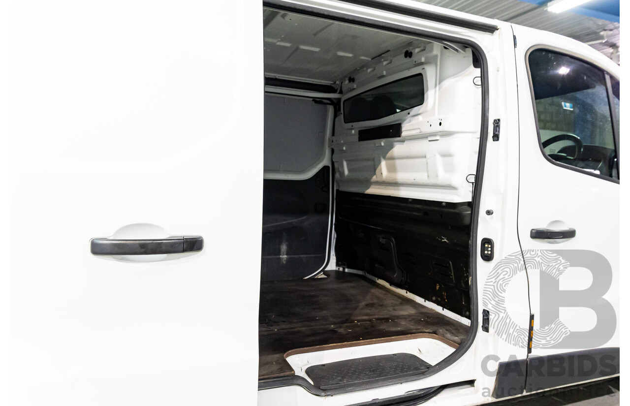07/2019 Renault Trafic LWB (85kW FWD) X82 4D Van Glacier White Turbo Diesel 1.6L