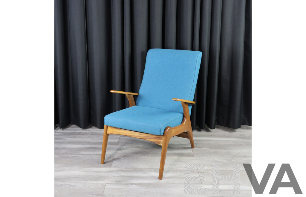Restored Fler SC55 Upholstered Armchair
