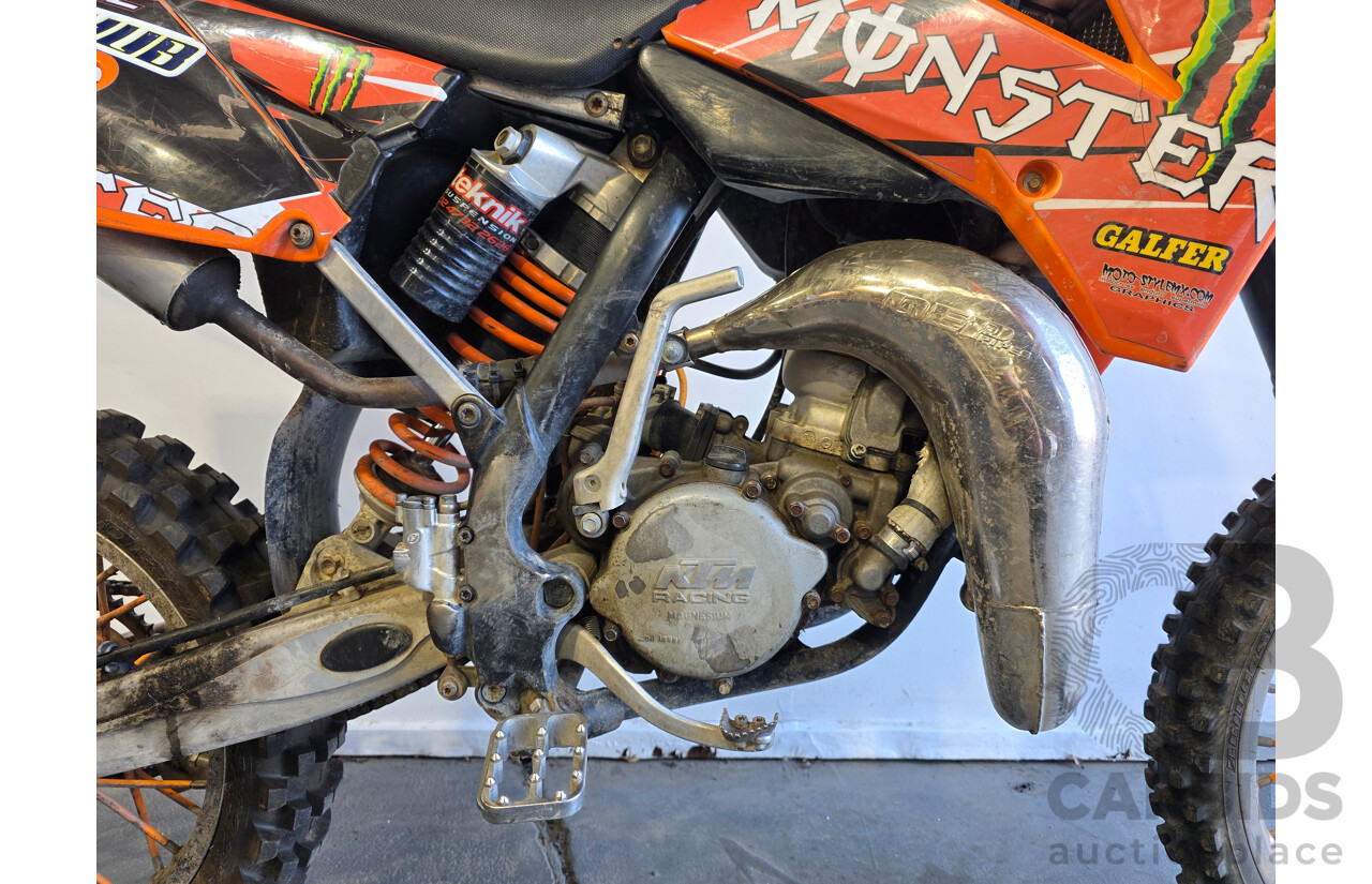 2009 KTM 85 SX Motor Bike (big wheel)