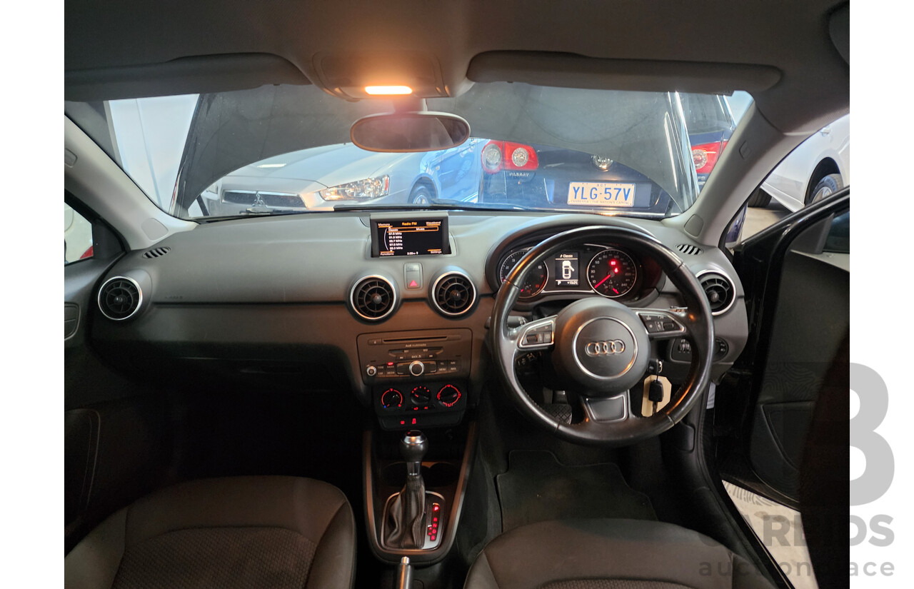 11/2011 Audi A1 1.4 TFSI Attraction 8X 3d Hatchback Black 1.4L