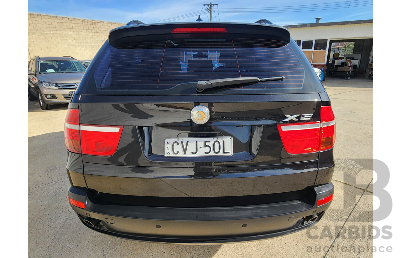 11/2009 Bmw X5 Xdrive 30i E70 MY09 4d Wagon Black 3.0L