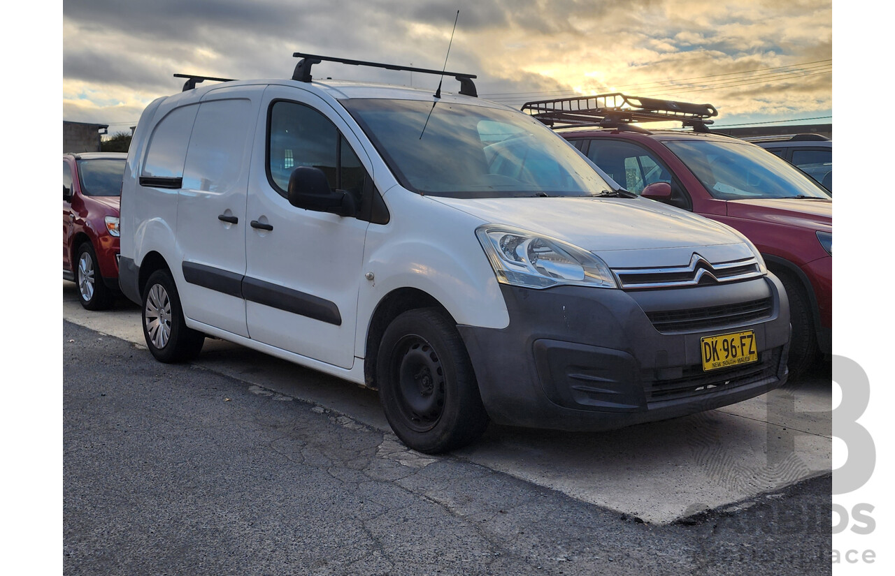 6/2016 Citroen Berlingo 1.6 HDI LONG FWD B9C MY16 Van White 1.6L