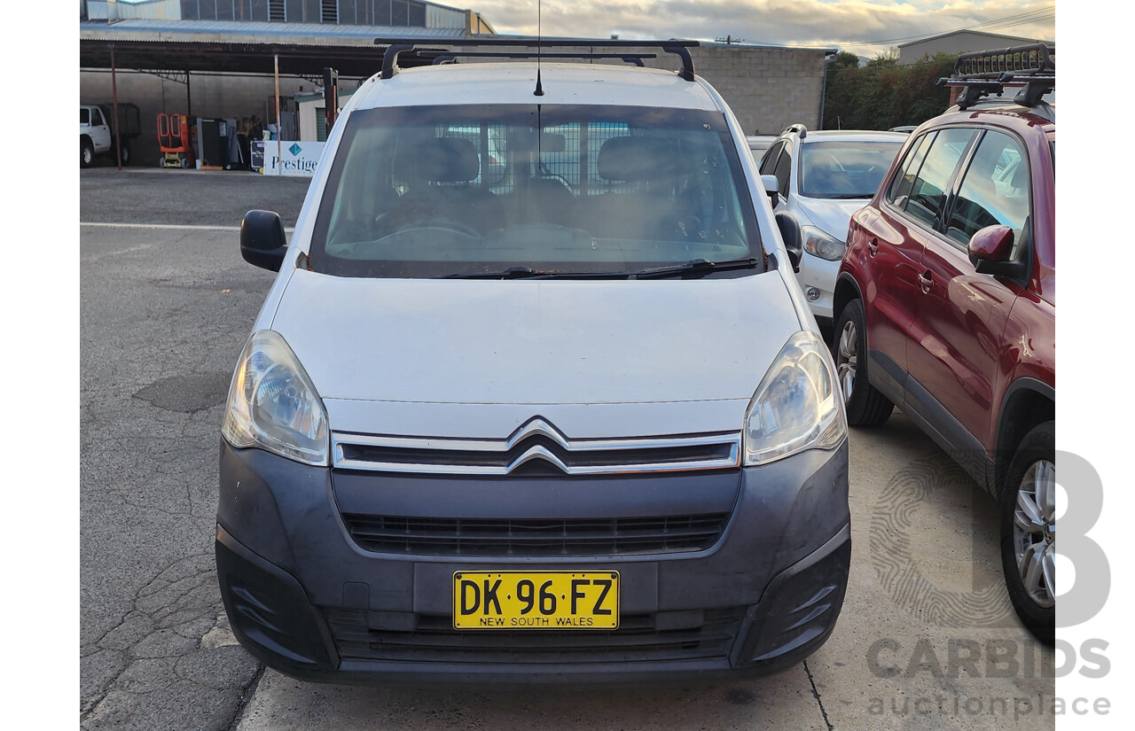 6/2016 Citroen Berlingo 1.6 HDI LONG FWD B9C MY16 Van White 1.6L