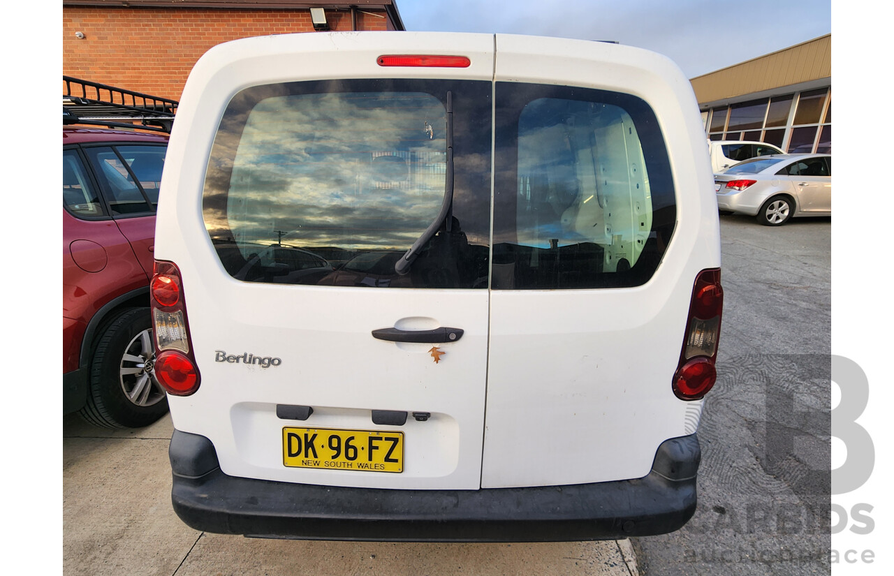 6/2016 Citroen Berlingo 1.6 HDI LONG FWD B9C MY16 Van White 1.6L