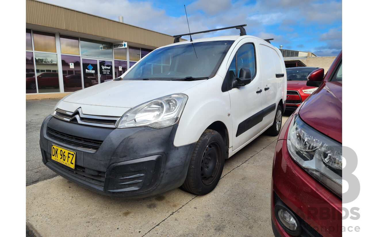 6/2016 Citroen Berlingo 1.6 HDI LONG FWD B9C MY16 Van White 1.6L