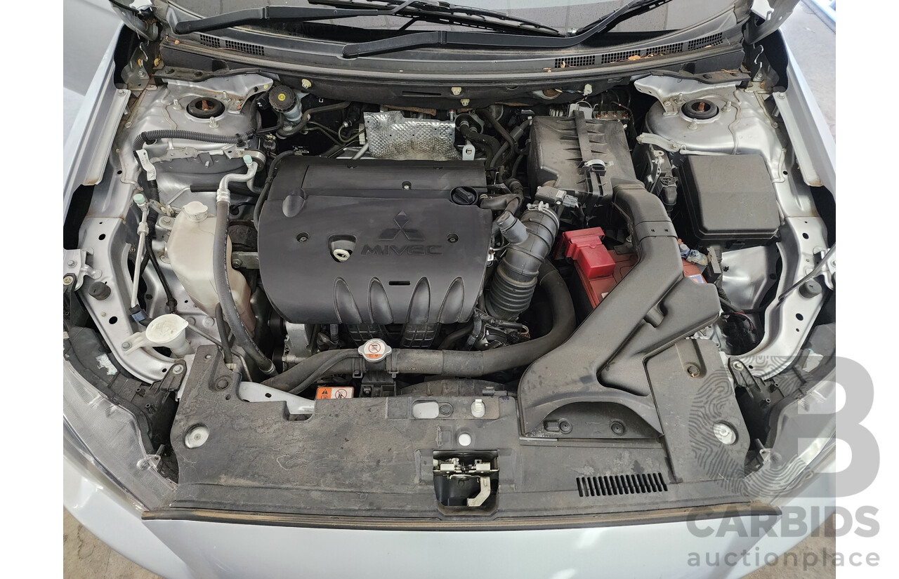 2/2013 Mitsubishi Lancer LX CJ MY13 4d Sedan Silver 2.0L