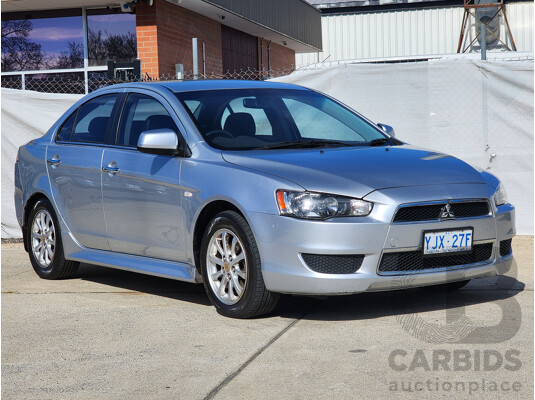 2/2013 Mitsubishi Lancer LX CJ MY13 4d Sedan Silver 2.0L