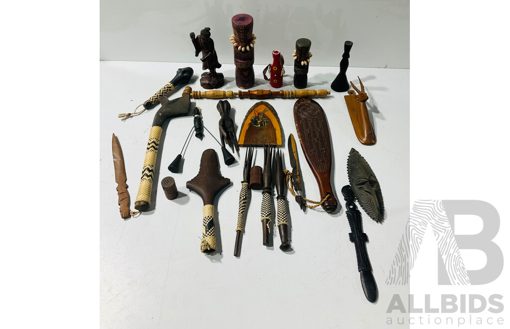 Large Collection Tribal Pieces From South East Asian, PNG, Fiji, NZ and More
