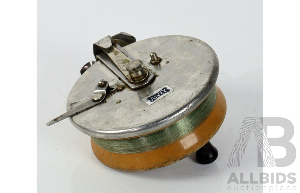 Collection of Two Vintage Alvey Fishing Reels