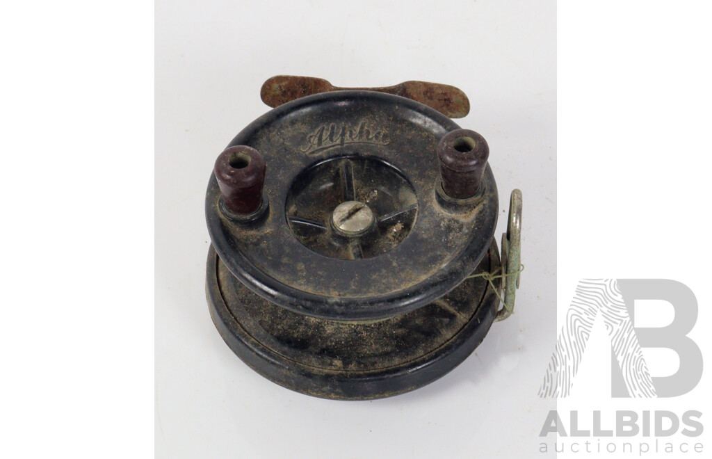 Pair of Vintage Bakelite Alpha Fishing Reels