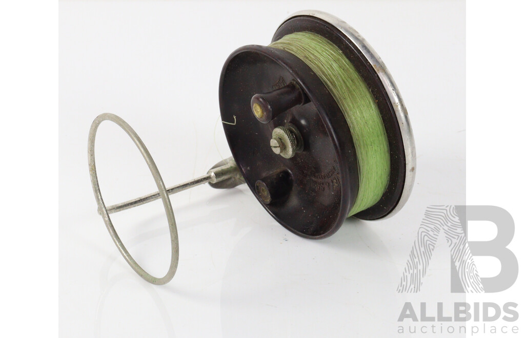 Vintage Bakelite Fishing Reel by Alvey