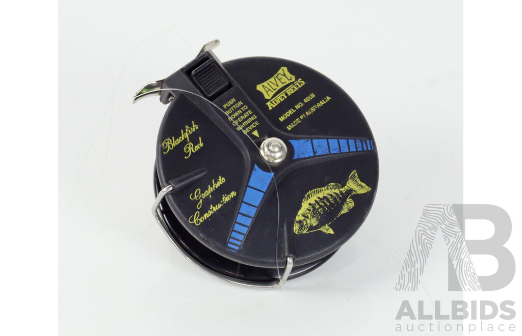 Vintage Bakelite Blackfish Reel by Alvey