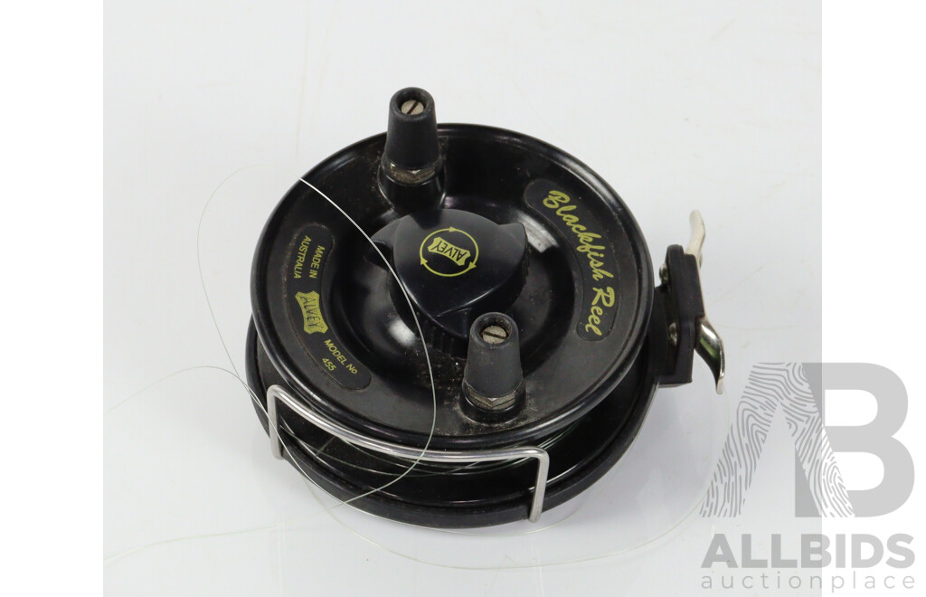 Vintage Bakelite Blackfish Reel by Alvey