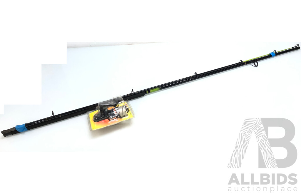 Berkley Revolution 12 Foot Surf Fishing Rod with Berkley R50 Spin Reel
