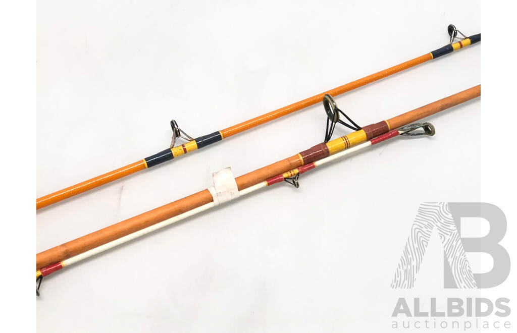 Fiberglass Surf Fishing Rods - Lot of Three