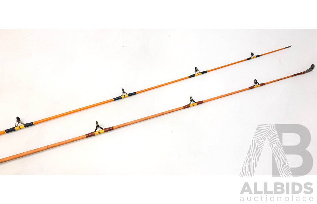 Fiberglass Surf Fishing Rods - Lot of Three