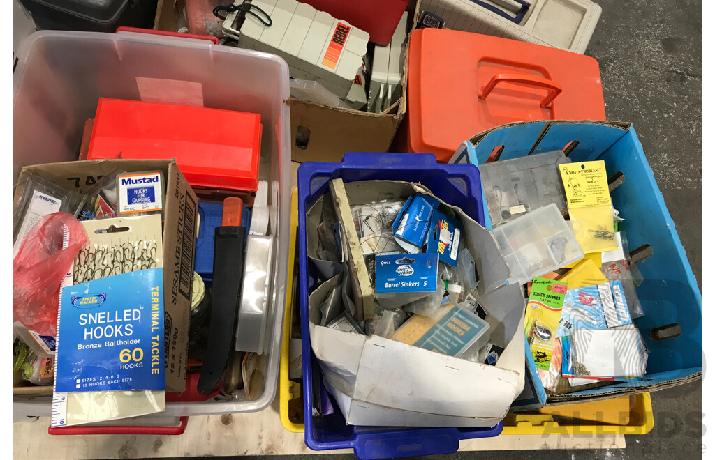 Pallet Lot of Assorted Fishing Equipment