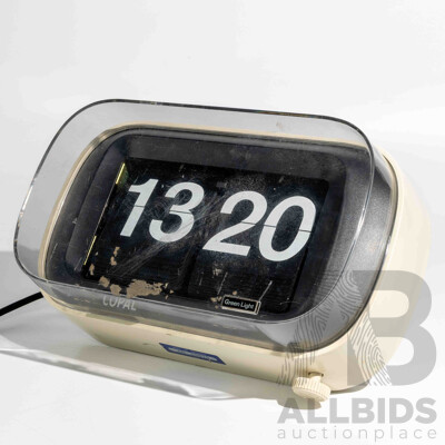 Retro Japanese Copal Electric Flip Clock, Model 802, Ex Department of Defense