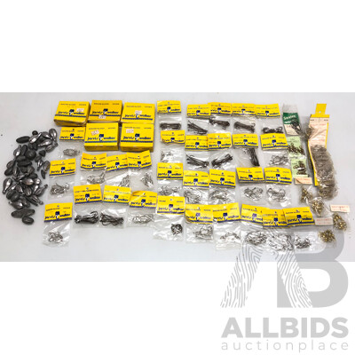 Selection of Fishing Hooks and Tackle