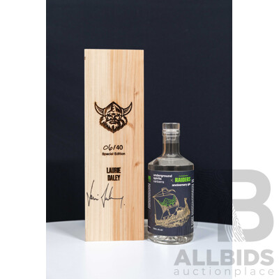 Laurie Daley #88 Personally Signed Underground Spirits 40th Anniversary Gin - Special Edition 06/40