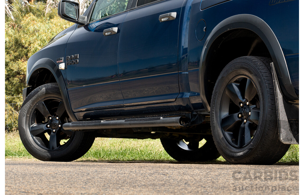 08/2020 ASV (Dodge) RAM 1500 Warlock RamBox SWB (4x4) 4d Dual Cab Utility Patriot Blue Pearl V8 5.7L