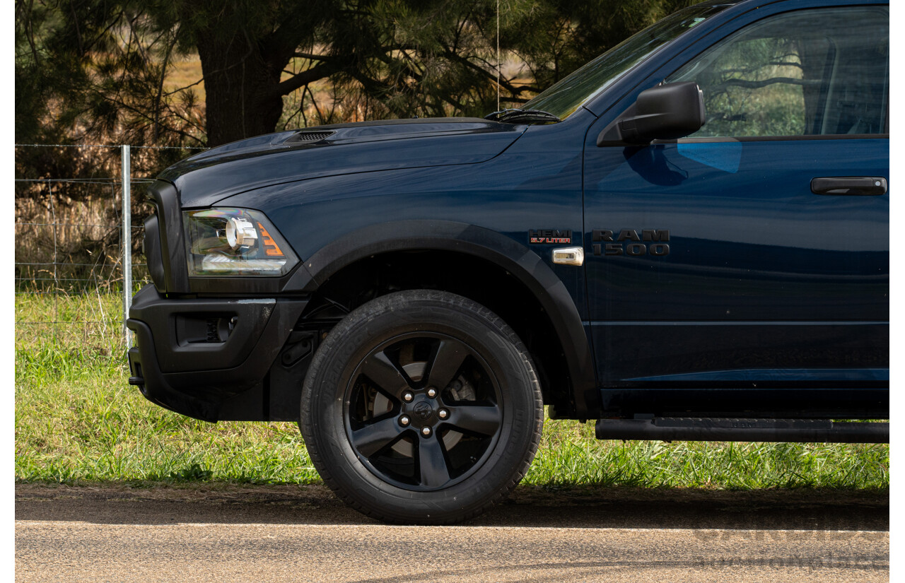 08/2020 ASV (Dodge) RAM 1500 Warlock RamBox SWB (4x4) 4d Dual Cab Utility Patriot Blue Pearl V8 5.7L