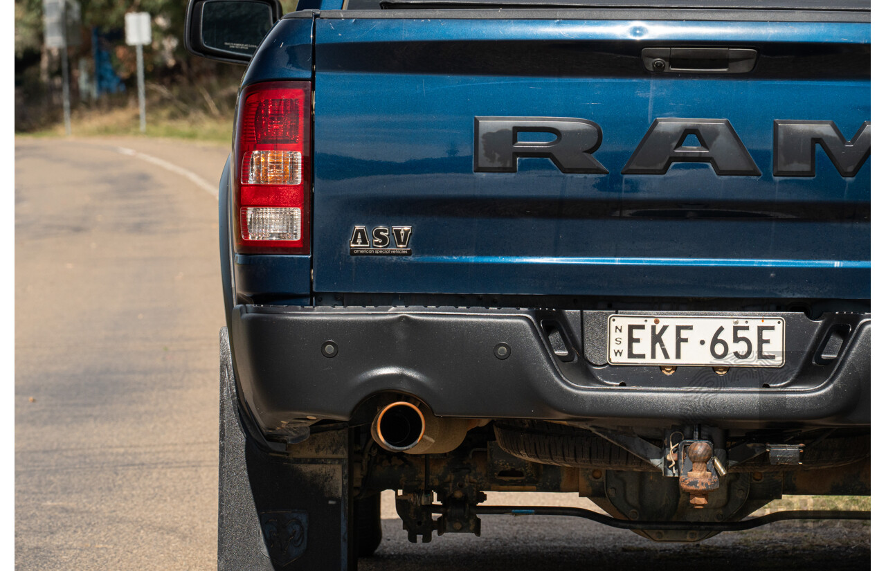 08/2020 ASV (Dodge) RAM 1500 Warlock RamBox SWB (4x4) 4d Dual Cab Utility Patriot Blue Pearl V8 5.7L