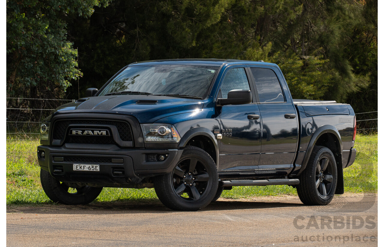 08/2020 ASV (Dodge) RAM 1500 Warlock RamBox SWB (4x4) 4d Dual Cab Utility Patriot Blue Pearl V8 5.7L
