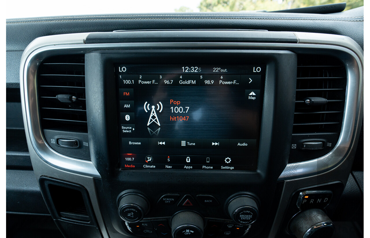 08/2020 ASV (Dodge) RAM 1500 Warlock RamBox SWB (4x4) 4d Dual Cab Utility Patriot Blue Pearl V8 5.7L