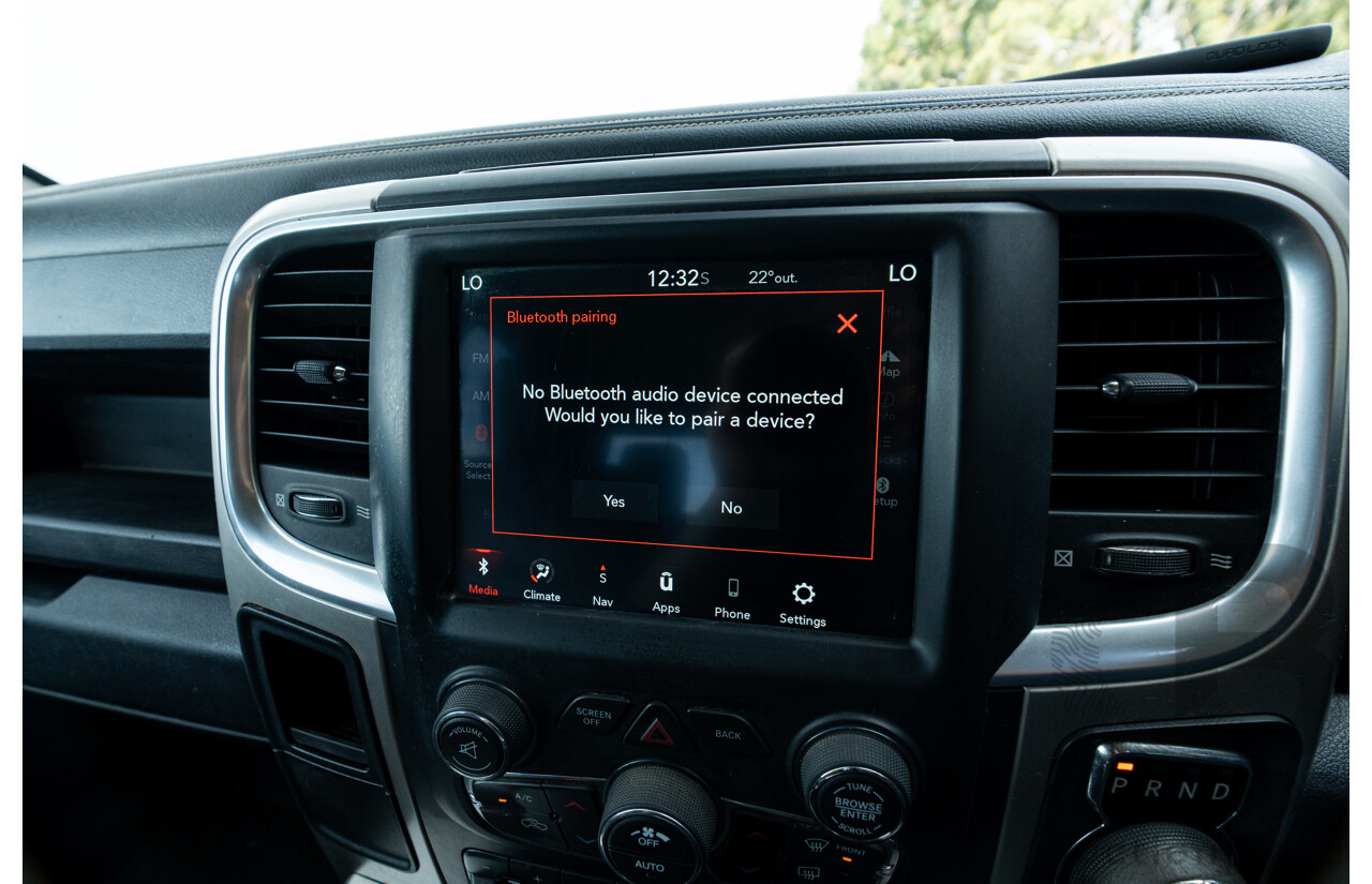 08/2020 ASV (Dodge) RAM 1500 Warlock RamBox SWB (4x4) 4d Dual Cab Utility Patriot Blue Pearl V8 5.7L