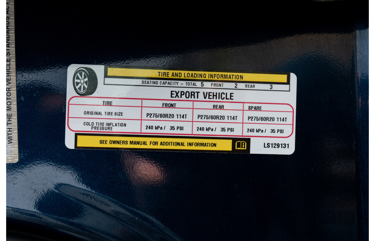 08/2020 ASV (Dodge) RAM 1500 Warlock RamBox SWB (4x4) 4d Dual Cab Utility Patriot Blue Pearl V8 5.7L