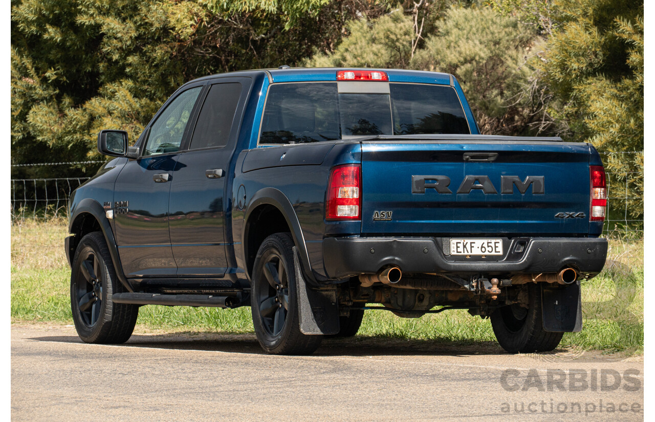 08/2020 ASV (Dodge) RAM 1500 Warlock RamBox SWB (4x4) 4d Dual Cab Utility Patriot Blue Pearl V8 5.7L