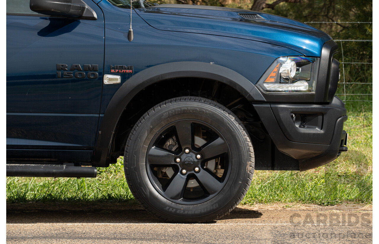08/2020 ASV (Dodge) RAM 1500 Warlock RamBox SWB (4x4) 4d Dual Cab Utility Patriot Blue Pearl V8 5.7L