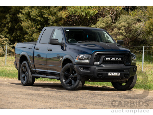 08/2020 ASV (Dodge) RAM 1500 Warlock RamBox SWB (4x4) 4d Dual Cab Utility Patriot Blue Pearl V8 5.7L