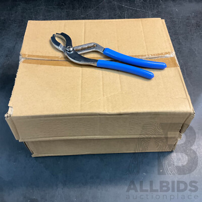 250mm Length Plumbing Multi-Grip Piler - Lot of 40