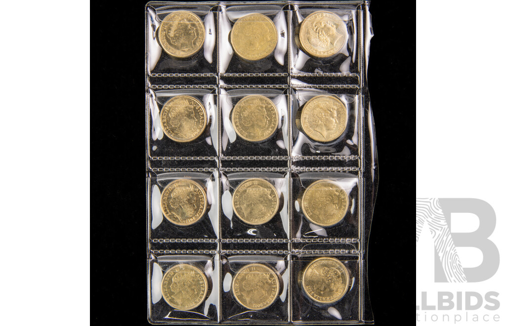 Twelve Australian 2017 Two Dollar Coins, Lest We Forget