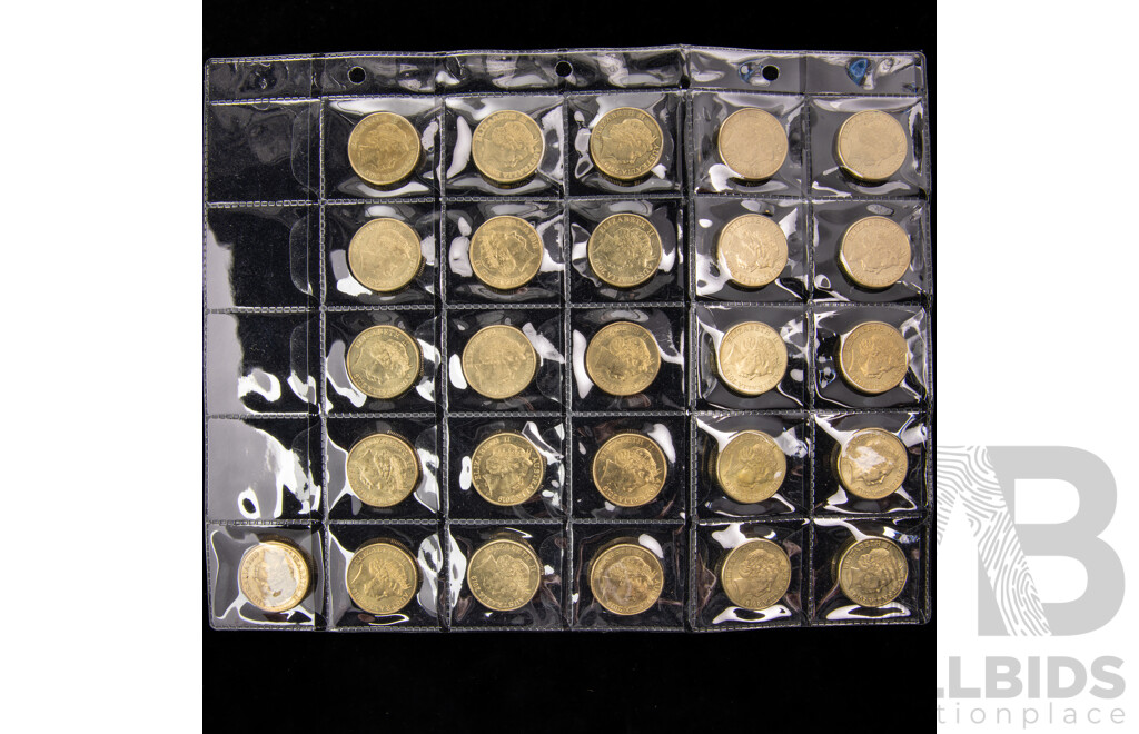 Australian 2019 One Dollar Great Aussie Coin Hunt - Complete Set