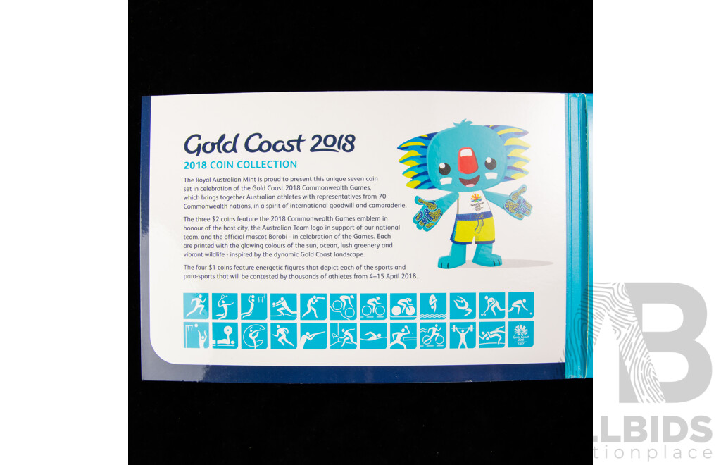 Australian 2018 Commemorative Coin Set, XXI Commonwealth Games