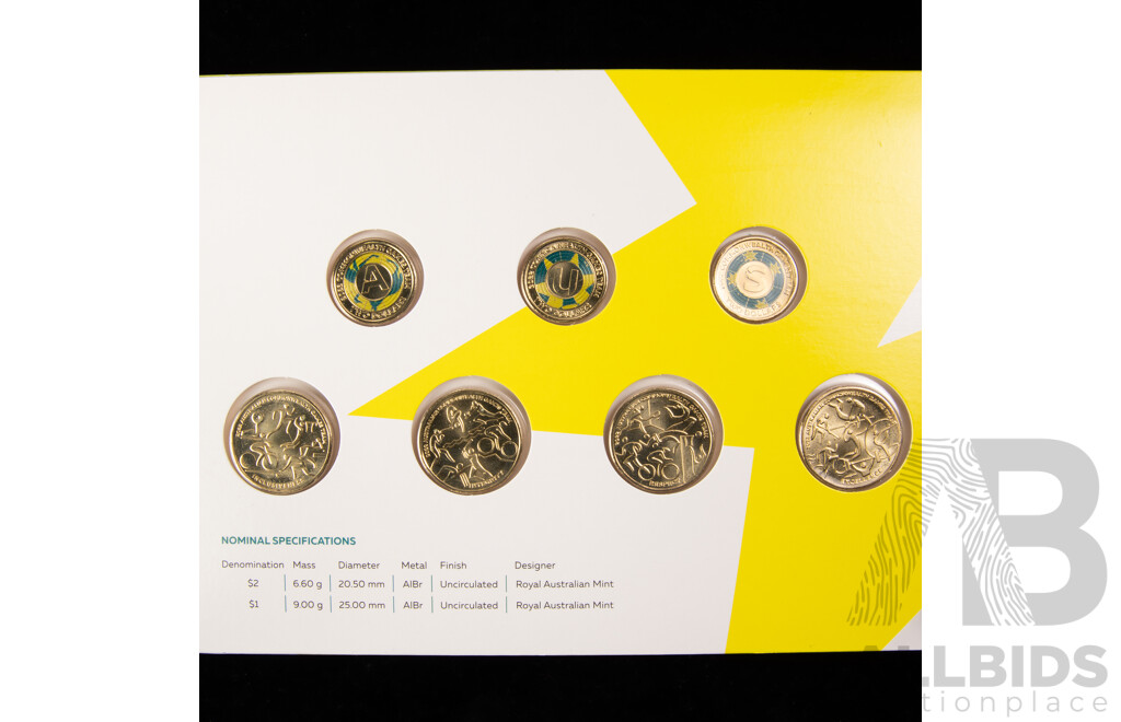Australian 2022 Commemorative Coin Set, Birmingham Commonwealth Games