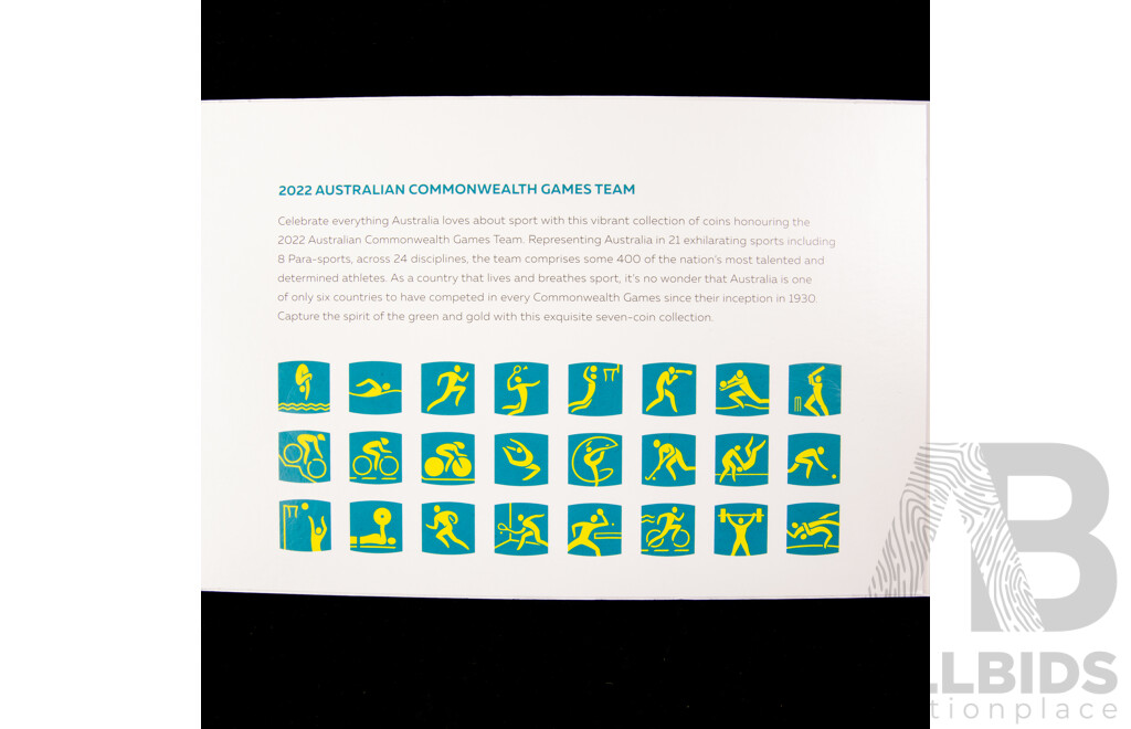 Australian 2022 Commemorative Coin Set, Birmingham Commonwealth Games
