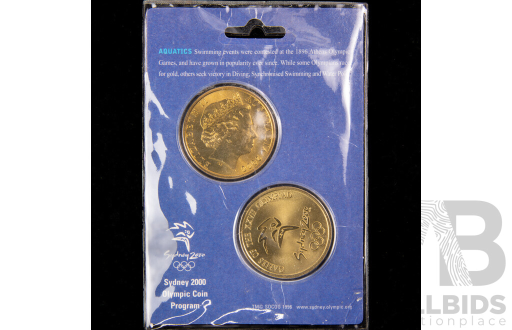 Australian 2000 Commemorative Five Dollar Coin and Medallion, Sydney Olympics