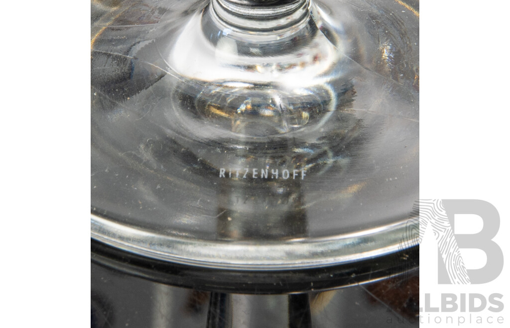 Collection 12 Ritzenhoff Glasses Including Set Eight Shot Glasses, Anette Wurm Beer Glass in Original Tube and More
