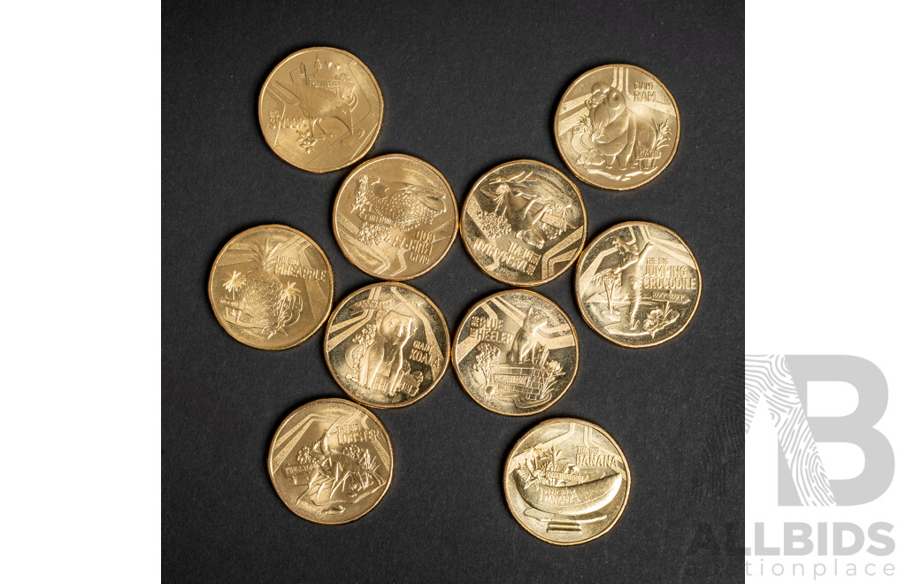 Australian RAM Aussie Big Things Ten Coin Set and Folder